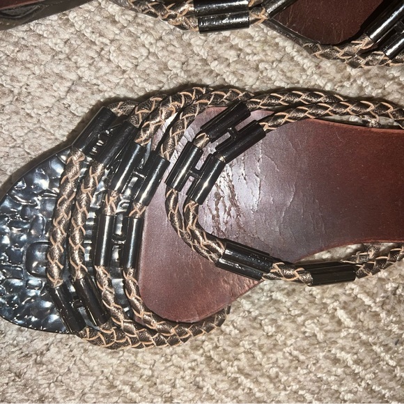 BCBG Maxazria metallic gladiator sandals - Picture 4 of 8